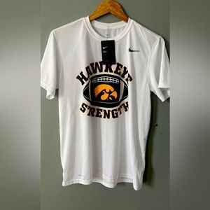 Nike Dri-Fit Short Sleeve Iowa Hawkeye Strength Shirt - NWT!